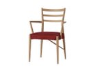 【日進木工/NISSHIN MOKKOU / GOODS】のGROW Wide Armchair / グロウ ワイドアームチェア 張地:アトランティス 203RD レッド(ファブリックB)、フレーム:オーク ONR(ウレタン塗装)|ID: prp329100004599486 ipo3291000000032696102