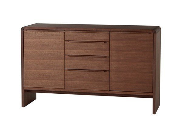 【日進木工/NISSHIN MOKKOU / GOODS】のGROW Sideboard / グロウ サイドボード 板扉 幅135cm インテリア・キッズ・メンズ・レディースファッション・服の通販 founy(ファニー) 　ステーショナリー　Stationery　フォルム　Form　エレガント 上品　Elegant　ホーム・キャンプ・アウトドア・お取り寄せ　Home,Garden,Outdoor,Camping Gear　家具・インテリア　Home Furniture & Interior. Stylish & Functional Living Spaces　収納家具・キャビネット　Storage Furniture　サイドボード　Sideboard　ウッド:ブラックウォールナット WN(ウレタン塗装)|ID: prp329100004599494 ipo3291000000032696144
