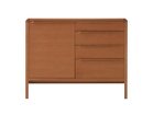 【日進木工/NISSHIN MOKKOU / GOODS】のGROW Sideboard / グロウ サイドボード 板扉 幅105cm ウッド:オーク TER(ウレタン塗装)、扉位置:左|ID: prp329100004599496 ipo3291000000032696147