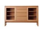 【日進木工/NISSHIN MOKKOU / GOODS】のGROW Sideboard / グロウ サイドボード ガラス扉 ウッド:オーク ONR(ウレタン塗装)、サイズ:幅135cm|ID: prp329100004599497 ipo3291000000032696152