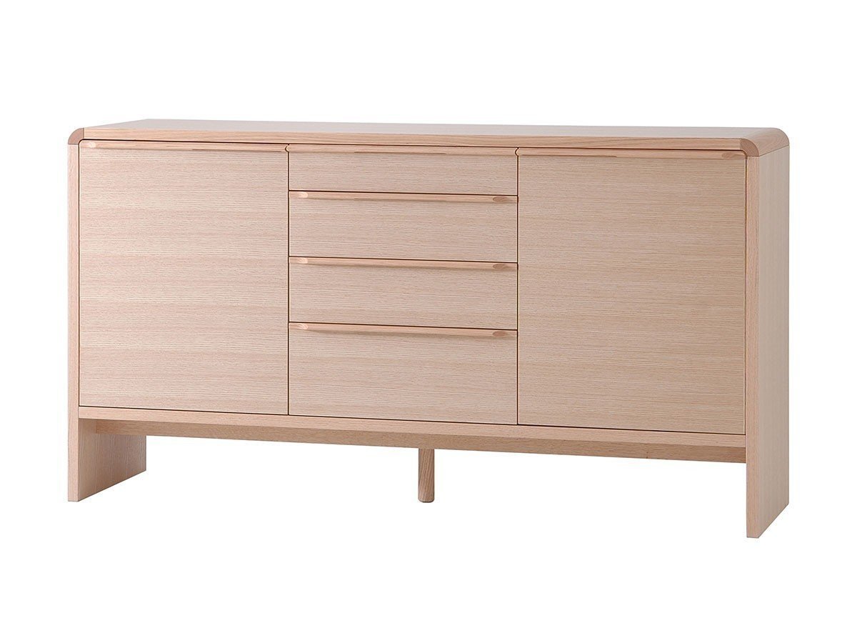 【日進木工/NISSHIN MOKKOU / GOODS】のGROW Sideboard / グロウ サイドボード ガラス扉 インテリア・キッズ・メンズ・レディースファッション・服の通販 founy(ファニー) 　ガラス　Glass　ステーショナリー　Stationery　フォルム　Form　エレガント 上品　Elegant　ホーム・キャンプ・アウトドア・お取り寄せ　Home,Garden,Outdoor,Camping Gear　家具・インテリア　Home Furniture & Interior. Stylish & Functional Living Spaces　収納家具・キャビネット　Storage Furniture　サイドボード　Sideboard　サイズ「幅150cm」参考イメージ|ID: prp329100004599497 ipo3291000000032696157