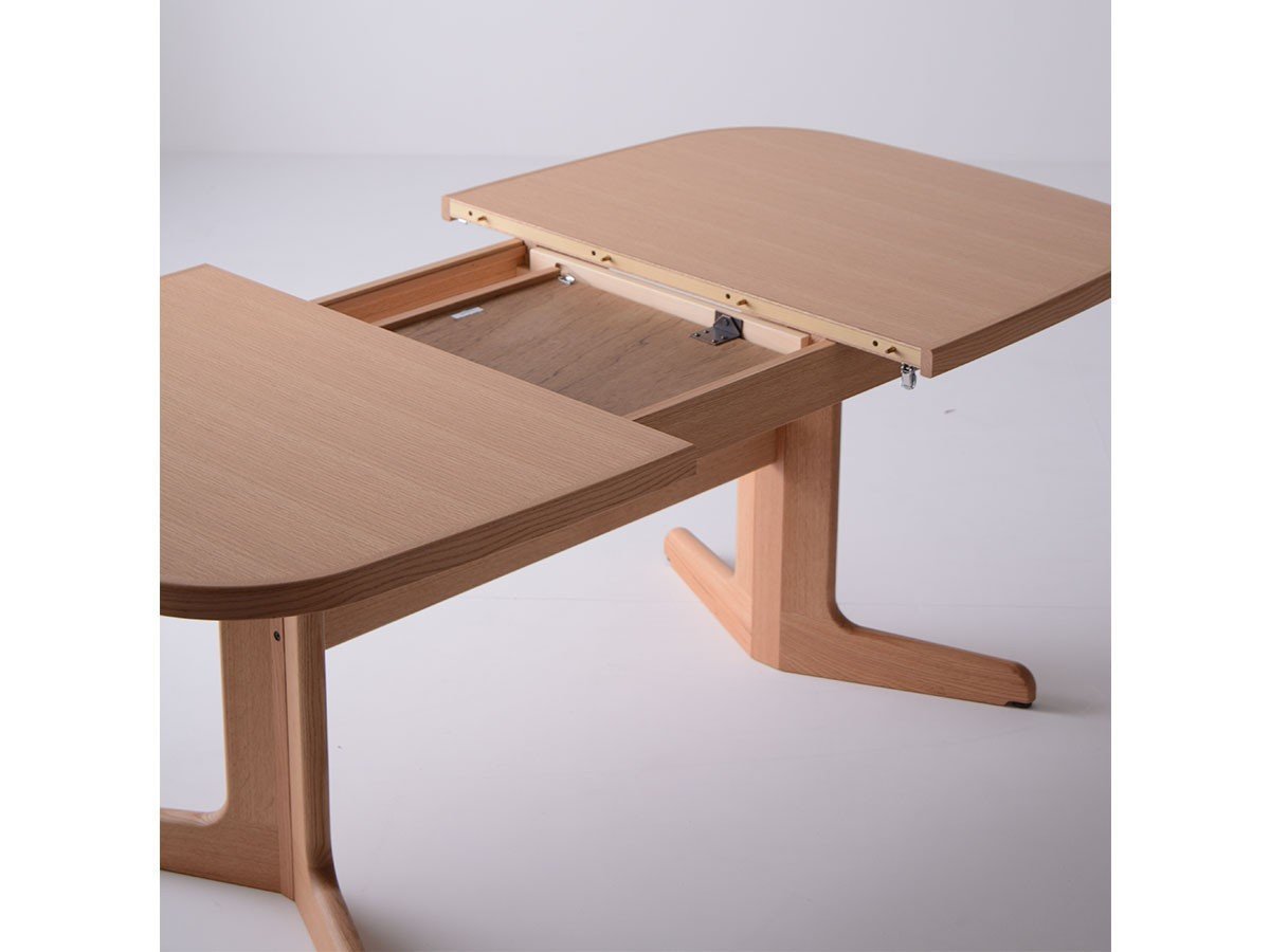 【日進木工/NISSHIN MOKKOU / GOODS】のGROW Extension Table / グロウ 伸長式ダイニングテーブル オーバル インテリア・キッズ・メンズ・レディースファッション・服の通販 founy(ファニー) 　オーバル　Oval　テーブル　Table　ホーム・キャンプ・アウトドア・お取り寄せ　Home,Garden,Outdoor,Camping Gear　家具・インテリア　Home Furniture & Interior. Stylish & Functional Living Spaces　テーブル　Table　ダイニングテーブル　Dining Table　伸長動作参考イメージ|ID: prp329100004599502 ipo3291000000032696175