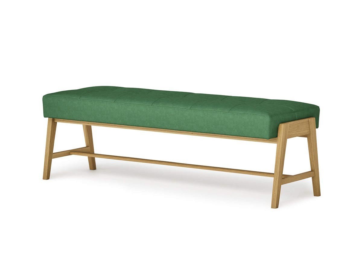 【アジム/AJIM / GOODS】のkai bench / カイ ベンチ インテリア・キッズ・メンズ・レディースファッション・服の通販 founy(ファニー) 　送料無料　Free Shipping　キルティング　Quilted, Quilting　シンプル　Simple, Minimal　スリム　Slim, Slim Fit　フレーム　Frame, Outline　ホーム・キャンプ・アウトドア・お取り寄せ　Home Living / Home & Lifestyle / Camping Gear / Outdoor Camping　家具・インテリア　Home Furniture & Interior. Stylish & Functional Living Spaces　チェア・椅子　Seating & Chairs　ダイニングベンチ・玄関ベンチ　Bench & Dining Benches　張地:US N158(ランク 4)、脚部:オーク|ID: prp329100004601863 ipo3291000000036251174