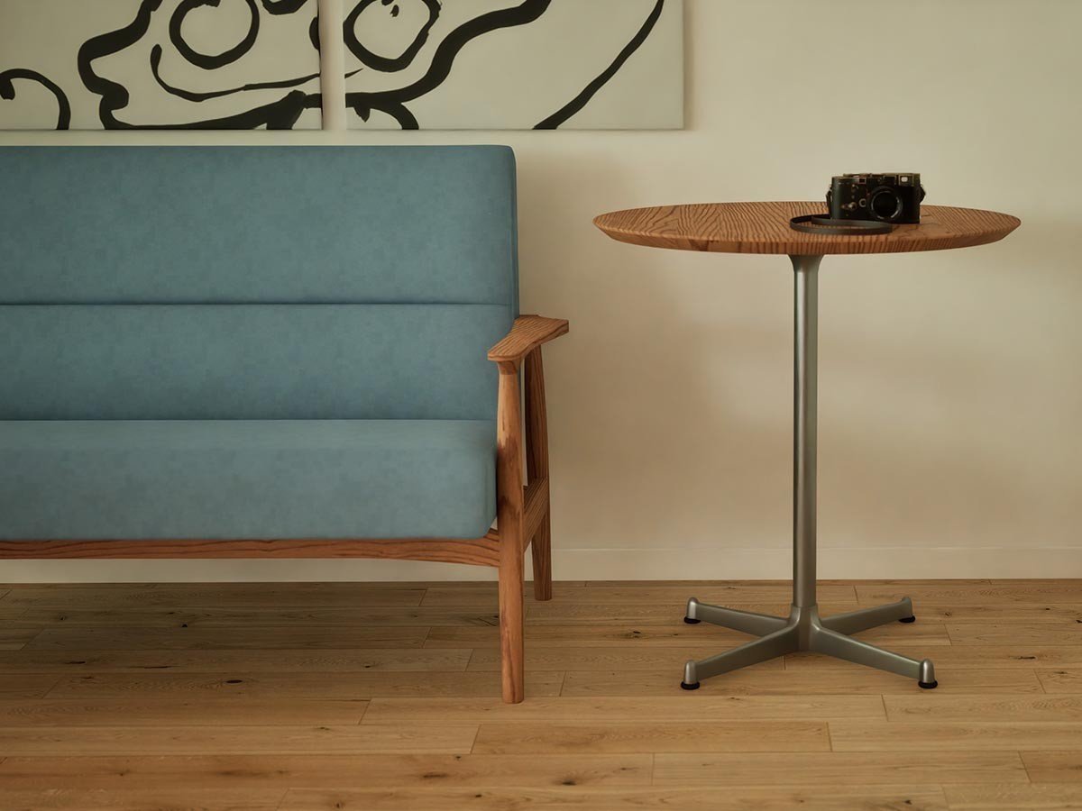 【アジム/AJIM / GOODS】のnube cross table / ヌーベ クロステーブル インテリア・キッズ・メンズ・レディースファッション・服の通販 founy(ファニー) 　送料無料　Free Shipping　おすすめ　Recommended / Our Picks　コンパクト　Compact, Small Size　テーブル　Table, Dining Table　モチーフ　Motif, Design Theme　ラウンド　Round, Round Neck　ホーム・キャンプ・アウトドア・お取り寄せ　Home Living / Home & Lifestyle / Camping Gear / Outdoor Camping　家具・インテリア　Home Furniture & Interior. Stylish & Functional Living Spaces　テーブル　Dining, Coffee & Side Tables　カフェテーブル・丸型テーブル　Cafe & Bistro Tables　天板:センダン|ID: prp329100004601895 ipo3291000000032719128
