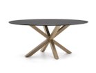 【ラフォーマ/LaForma / GOODS】のARGO / アルゴ オーバルテーブル ガラス天板 ブラック|ID: prp329100004601900 ipo3291000000032719147