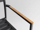 【イカサ/IKASAS / GOODS】のKAIS ARM CHAIR / カイス アームチェア アームにはチーク材を使用しているため、木の経年変化が楽しめます。|ID: prp329100004602927 ipo3291000000032733666