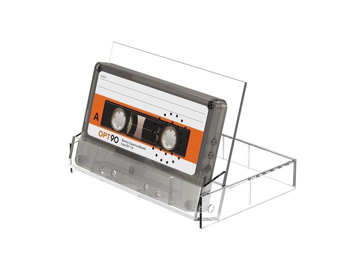 【フライミーアクセソワ/FLYMEe accessoire / GOODS】のCassette Speaker / カセットスピーカー インテリア・キッズ・メンズ・レディースファッション・服の通販 founy(ファニー) 　コンパクト　Compact, Small Size　スタンド　Stand Collar, Upright Stand　スマート　Smart, Elegant　モバイル　Mobile, Smartphone　ホーム・キャンプ・アウトドア・お取り寄せ　Home Living / Home & Lifestyle / Camping Gear / Outdoor Camping　家具・インテリア　Home Furniture & Interior. Stylish & Functional Living Spaces　その他 インテリア雑貨、家具　Home Decor & Furniture Extras　クリアブラック|ID: prp329100004604918 ipo3291000000032772246