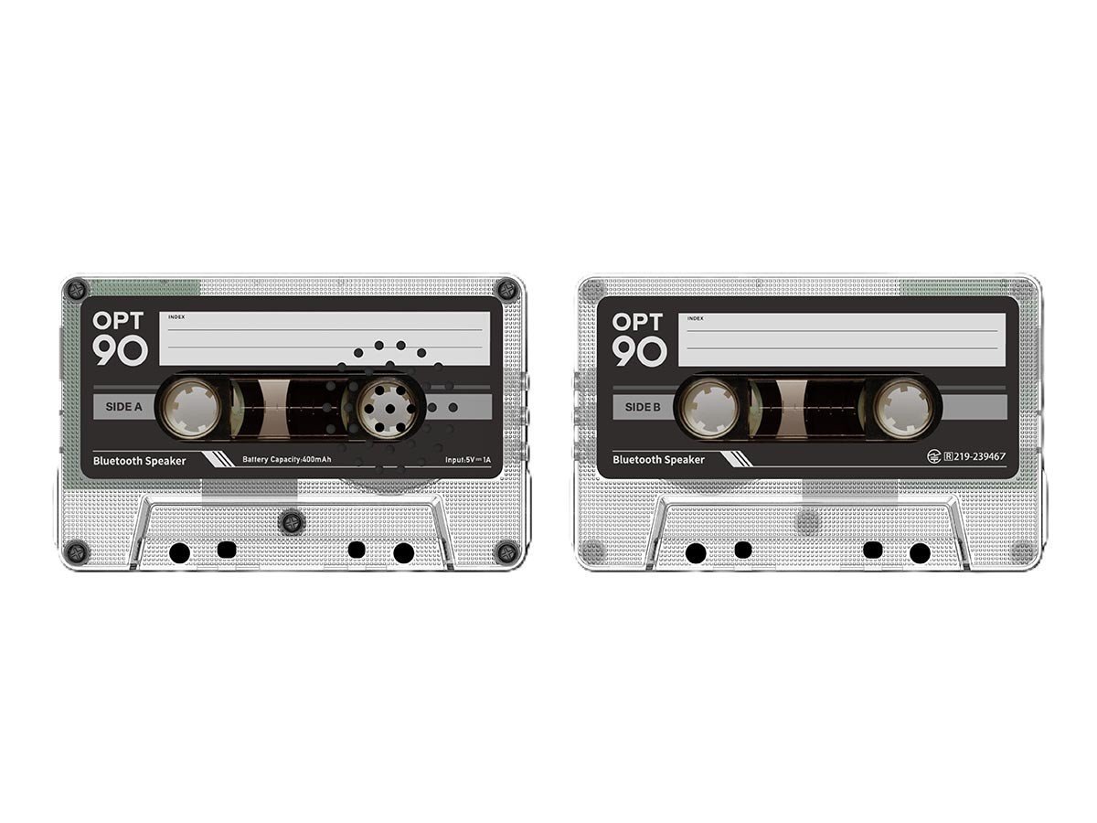 【フライミーアクセソワ/FLYMEe accessoire / GOODS】のCassette Speaker / カセットスピーカー インテリア・キッズ・メンズ・レディースファッション・服の通販 founy(ファニー) 　コンパクト　Compact, Small Size　スタンド　Stand Collar, Upright Stand　スマート　Smart, Elegant　モバイル　Mobile, Smartphone　ホーム・キャンプ・アウトドア・お取り寄せ　Home Living / Home & Lifestyle / Camping Gear / Outdoor Camping　家具・インテリア　Home Furniture & Interior. Stylish & Functional Living Spaces　その他 インテリア雑貨、家具　Home Decor & Furniture Extras　クリア|ID: prp329100004604918 ipo3291000000032772262