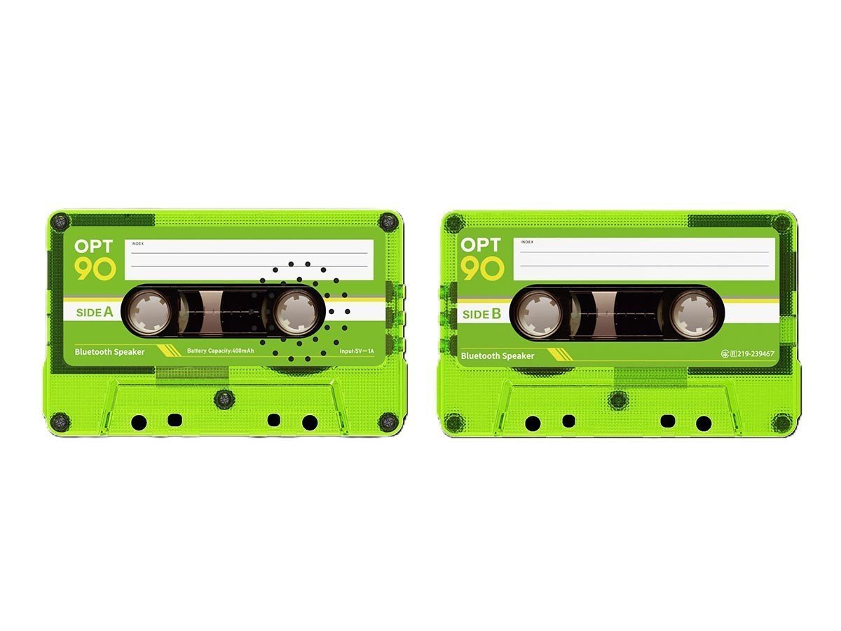【フライミーアクセソワ/FLYMEe accessoire / GOODS】のCassette Speaker / カセットスピーカー インテリア・キッズ・メンズ・レディースファッション・服の通販 founy(ファニー) 　コンパクト　Compact, Small Size　スタンド　Stand Collar, Upright Stand　スマート　Smart, Elegant　モバイル　Mobile, Smartphone　ホーム・キャンプ・アウトドア・お取り寄せ　Home Living / Home & Lifestyle / Camping Gear / Outdoor Camping　家具・インテリア　Home Furniture & Interior. Stylish & Functional Living Spaces　その他 インテリア雑貨、家具　Home Decor & Furniture Extras　ネオグリーン|ID: prp329100004604918 ipo3291000000032772263