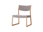 【日進木工/NISSHIN MOKKOU / GOODS】のSLOW Low Living Dining Chair / スロウ ローリビングダイニングチェア 張地:スムージー LGR ライトグレー(ファブリックA)、フレームONR|ID: prp329100004610778 ipo3291000000034210897
