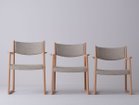 【日進木工/NISSHIN MOKKOU / GOODS】のSLOW Dining Armchair / スロウ ダイニング アームチェア 左から:本商品、リビングダイニング アームチェア、ローリビングダイニング アームチェア|ID: prp329100004610784 ipo3291000000034536806