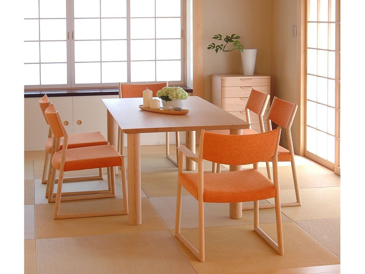 【日進木工/NISSHIN MOKKOU / GOODS】のSLOW Four-leg Living Dining Table / スロウ リビングダイニングテーブル 4本脚 インテリア・キッズ・メンズ・レディースファッション・服の通販 founy(ファニー) 　テーブル　Table, Dining Table　ホーム・キャンプ・アウトドア・お取り寄せ　Home Living / Home & Lifestyle / Camping Gear / Outdoor Camping　家具・インテリア　Home Furniture & Interior. Stylish & Functional Living Spaces　テーブル　Dining, Coffee & Side Tables　ダイニングテーブル・食卓テーブル　Dining Tables　サイズ:幅160cm|ID: prp329100004610789 ipo3291000000032991128