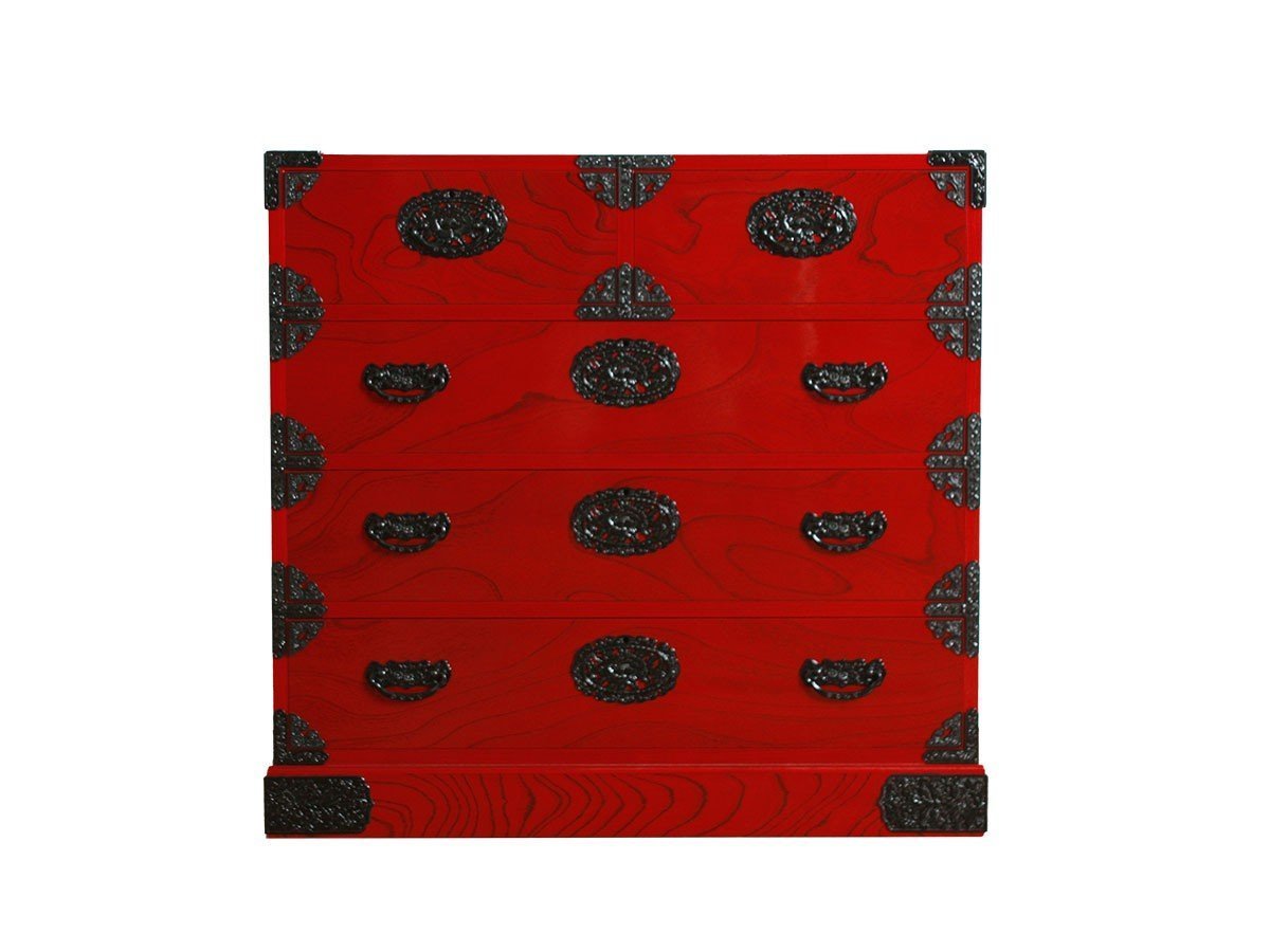【吉野民藝/yoshino mingei / GOODS】の吉野輝 30 整理タンス / 吉野輝 30 整理タンス 黒金具 朱色 インテリア・キッズ・メンズ・レディースファッション・服の通販 founy(ファニー) 　A/W・秋冬　Autumn/Winter　S/S・春夏　SS, Spring/Summer, Warm Season　夏　Summer　ホーム・キャンプ・アウトドア・お取り寄せ　Home Living / Home & Lifestyle / Camping Gear / Outdoor Camping　家具・インテリア　Home Furniture & Interior. Stylish & Functional Living Spaces　収納家具・キャビネット　Storage Furniture　チェスト・収納引き出し　Drawers / Storage Chest　黒金具 朱色|ID: prp329100004620311 ipo3291000000033140698