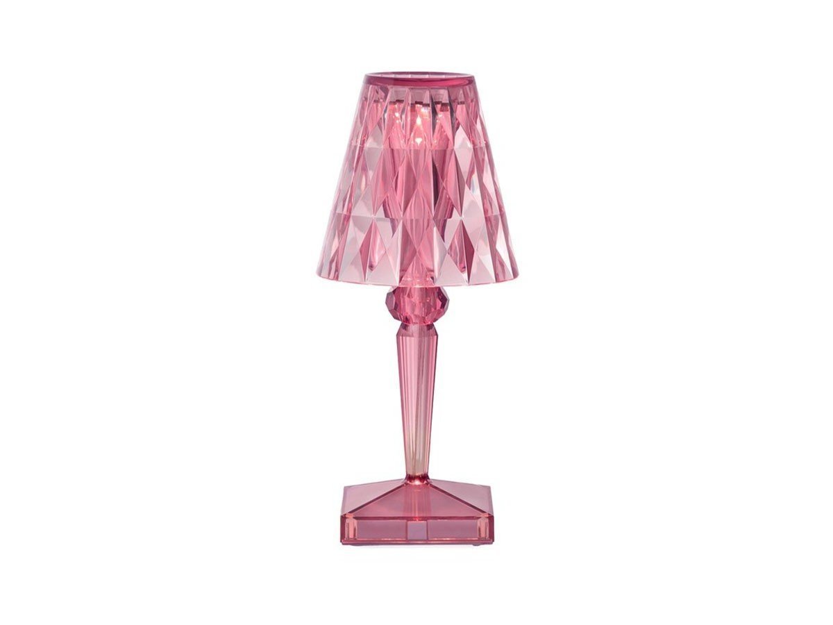 【カルテル/Kartell / GOODS】のBATTERY 2 / バッテリー 2 インテリア・キッズ・メンズ・レディースファッション・服の通販 founy(ファニー) 　送料無料　Free Shipping　アクリル　Acrylic Material　クラシカル　Classical, Vintage-Inspired　クリスタル　Crystal, Swarovski　コンパクト　Compact, Small Size　ダイヤモンド　Diamond, Brilliant Cut　テーブル　Table, Dining Table　軽量　Lightweight, Ultra Light　ホーム・キャンプ・アウトドア・お取り寄せ　Home Living / Home & Lifestyle / Camping Gear / Outdoor Camping　家具・インテリア　Home Furniture & Interior. Stylish & Functional Living Spaces　ライト・照明　Lamps & Lighting Fixtures　パステルピンク|ID: prp329100004621444 ipo3291000000033157863