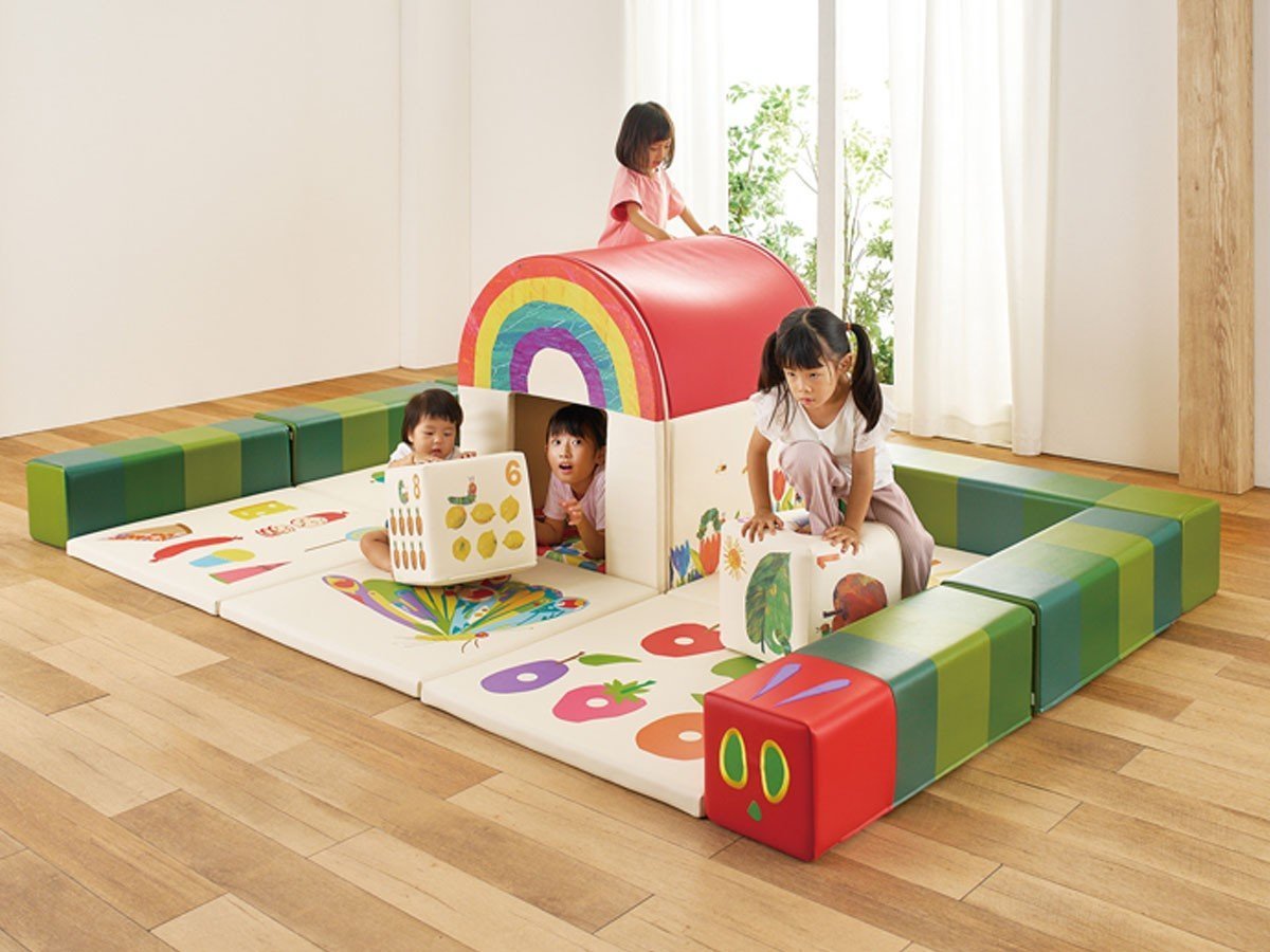 【ハグ/Hagu / GOODS】のはらぺこあおむし / はらぺこあおむし 6面ハウス + ナンバーズクッションセット インテリア・キッズ・メンズ・レディースファッション・服の通販 founy(ファニー) 　クッション　Cushion, Throw Pillow　サークル　Circle, Round Design　ショート　Short, Short Length　フェイス　Face, Facial Design　プリント　Print, Printed Pattern　ベビー　Baby, Babywear　モチーフ　Motif, Design Theme　ロング　Long, Long-Length　送料無料　Free Shipping　ホーム・キャンプ・アウトドア・お取り寄せ　Home Living / Home & Lifestyle / Camping Gear / Outdoor Camping　家具・インテリア　Home Furniture & Interior. Stylish & Functional Living Spaces　キッズ家具　Children's Furniture & Storage　-|ID: prp329100004625529 ipo3291000000033232301