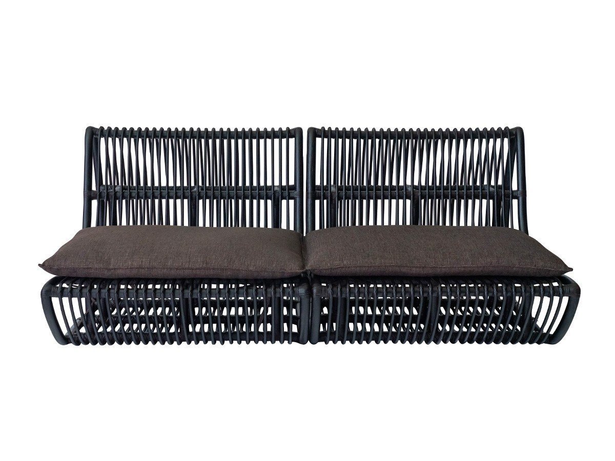 【シカダ シツライ ラタン/SHIKADA SHITSURAI RATTAN / GOODS】のKK Series Sofa / 隈研吾シリーズ ソファ インテリア・キッズ・メンズ・レディースファッション・服の通販 founy(ファニー) 　クッション　Cushion, Throw Pillow　シンプル　Simple, Minimal　ファブリック　Fabric, Textile　フォルム　Silhouette, Form　フレーム　Frame, Outline　モダン　Modern, Contemporary　ラタン　Rattan, Woven Rattan　ワイド　Wide, Wide Fit　おすすめ　Recommended / Our Picks　ホーム・キャンプ・アウトドア・お取り寄せ　Home Living / Home & Lifestyle / Camping Gear / Outdoor Camping　家具・インテリア　Home Furniture & Interior. Stylish & Functional Living Spaces　ソファー　Couches & Sofas　本商品は2台のソファを組み合わせています。分割して1.5人掛けソファとしてもご使用いただけます。|ID: prp329100004625552 ipo3291000000033232683