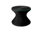 【シカダ シツライ ラタン/SHIKADA SHITSURAI RATTAN / GOODS】のKK Series Round Table / 隈研吾シリーズ ラウンドテーブル KKT111 ブラック|ID:prp329100004625556