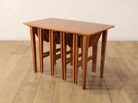 【ロイズ アンティークス/Lloyd's Antiques / GOODS】 Real Antique Poul Hundevad Nest of Tables / デンマークアンティーク家具 ポール フンデヴァッド ネストテーブル人気、トレンドファッション・服の通販 founy(ファニー) アンティーク Antique-Inspired コンパクト Compact, Small Size シンプル Simple, Minimal テーブル Table, Dining Table フォルム Silhouette, Form ホーム・キャンプ・アウトドア・お取り寄せ Home Living / Home & Lifestyle / Camping Gear / Outdoor Camping 家具・インテリア Home Furniture & Interior. Stylish & Functional Living Spaces テーブル Dining, Coffee & Side Tables サイドテーブル・ナイトテーブル Side & End Tables |ID:prp329100004630238