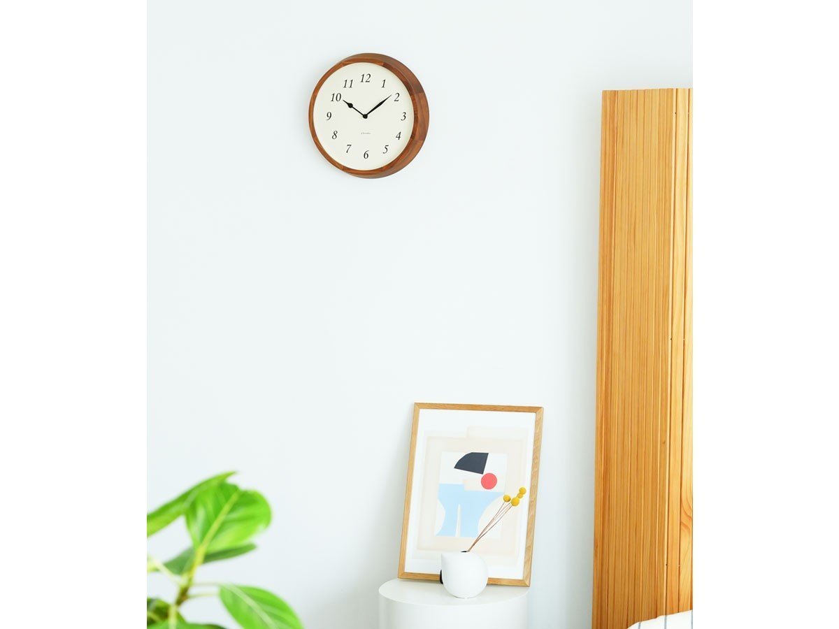 【フライミー ヴェール/FLYMEe vert / GOODS】のWall Clock / ウォールクロック #120558 インテリア・キッズ・メンズ・レディースファッション・服の通販 founy(ファニー) 　送料無料　Free Shipping　クラシカル　Classical, Vintage-Inspired　エレガント 上品　Elegant　時計　Watch, Wristwatch　ホーム・キャンプ・アウトドア・お取り寄せ　Home Living / Home & Lifestyle / Camping Gear / Outdoor Camping　家具・インテリア　Home Furniture & Interior. Stylish & Functional Living Spaces　その他 インテリア雑貨、家具　Home Decor & Furniture Extras　ウッド:ウォルナット|ID: prp329100004630920 ipo3291000000033315129