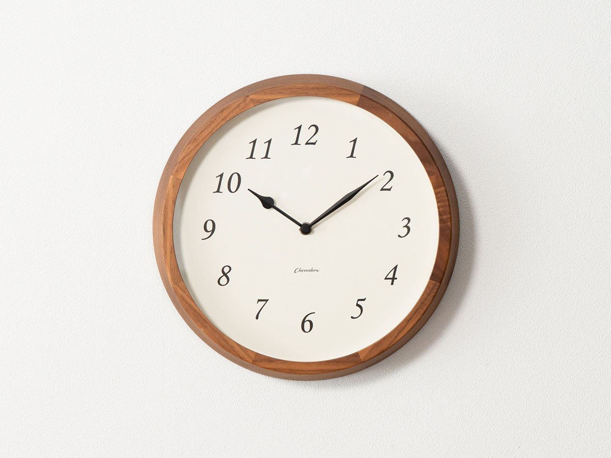 【フライミー ヴェール/FLYMEe vert / GOODS】のWall Clock / ウォールクロック #120558 インテリア・キッズ・メンズ・レディースファッション・服の通販 founy(ファニー) 　送料無料　Free Shipping　クラシカル　Classical, Vintage-Inspired　エレガント 上品　Elegant　時計　Watch, Wristwatch　ホーム・キャンプ・アウトドア・お取り寄せ　Home Living / Home & Lifestyle / Camping Gear / Outdoor Camping　家具・インテリア　Home Furniture & Interior. Stylish & Functional Living Spaces　その他 インテリア雑貨、家具　Home Decor & Furniture Extras　ウッド:ウォルナット|ID: prp329100004630920 ipo3291000000033315132