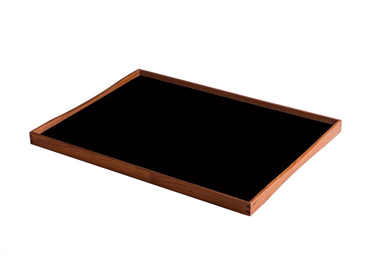 【アーキテクトメイド/ARCHITECTMADE / GOODS】のTurning Tray Large / ターニング トレー ラージ インテリア・キッズ・メンズ・レディースファッション・服の通販 founy(ファニー) 　フレーム　Frame, Outline　送料無料　Free Shipping　ホーム・キャンプ・アウトドア・お取り寄せ　Home Living / Home & Lifestyle / Camping Gear / Outdoor Camping　キッチン・ダイニング　Kitchen & Dining Essentials. Stylish & Functional Tableware　キッチン収納　Kitchen Storage　トレーは両面仕様。片面は共通でブラック色です。|ID: prp329100004630921 ipo3291000000033315140