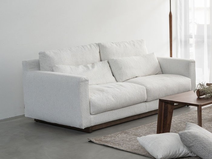 【ノーウェアライクホーム/NOWHERE LIKE HOME / GOODS】のRIFF Sofa / リフ 2.5人掛けソファ インテリア・キッズ・メンズ・レディースファッション・服の通販 founy(ファニー) https://founy.com/ クッション Cushion, Throw Pillow シンプル Simple, Minimal ファブリック Fabric, Textile フェザー Feather, Feather Detail フォルム Silhouette, Form ベーシック Basic, Essential リネン Linen, Linen Fabric ルーズ Loose, Oversized ホーム・キャンプ・アウトドア・お取り寄せ Home Living / Home & Lifestyle / Camping Gear / Outdoor Camping 家具・インテリア Home Furniture & Interior. Stylish & Functional Living Spaces ソファー Couches & Sofas |ID: prp329100004630947 ipo3291000000033315284