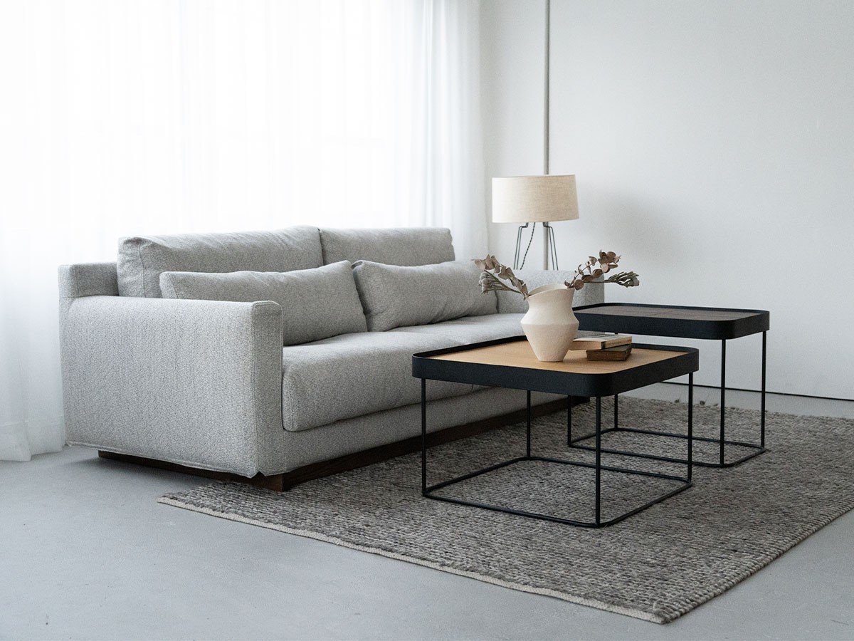 【ノーウェアライクホーム/NOWHERE LIKE HOME / GOODS】のRIFF Sofa / リフ 2.5人掛けソファ インテリア・キッズ・メンズ・レディースファッション・服の通販 founy(ファニー) 　クッション　Cushion, Throw Pillow　シンプル　Simple, Minimal　ファブリック　Fabric, Textile　フェザー　Feather, Feather Detail　フォルム　Silhouette, Form　ベーシック　Basic, Essential　リネン　Linen, Linen Fabric　ルーズ　Loose, Oversized　ホーム・キャンプ・アウトドア・お取り寄せ　Home Living / Home & Lifestyle / Camping Gear / Outdoor Camping　家具・インテリア　Home Furniture & Interior. Stylish & Functional Living Spaces　ソファー　Couches & Sofas　「フロストグレー」参考イメージ|ID: prp329100004630947 ipo3291000000033315289