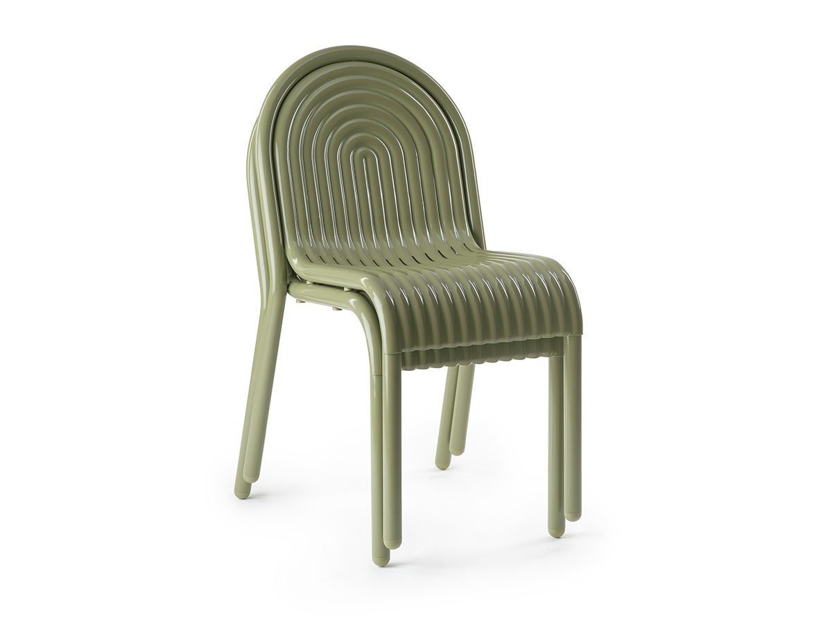 【トム ディクソン/Tom Dixon / GOODS】のGroove Side Chair / グルーヴ サイドチェア インテリア・キッズ・メンズ・レディースファッション・服の通販 founy(ファニー) 　送料無料　Free Shipping　コレクション　Collection, Seasonal Line　コーティング　Coating, Coated Finish　パウダー　Powder, Soft Tone　スタッキング(重ね置き)が可能です。|ID: prp329100004641690 ipo3291000000033475305