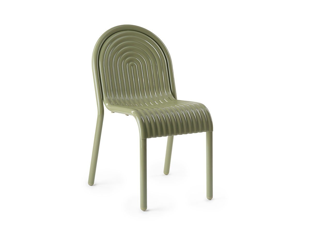 【トム ディクソン/Tom Dixon / GOODS】のGroove Side Chair / グルーヴ サイドチェア インテリア・キッズ・メンズ・レディースファッション・服の通販 founy(ファニー) 　送料無料　Free Shipping　コレクション　Collection, Seasonal Line　コーティング　Coating, Coated Finish　パウダー　Powder, Soft Tone　モス|ID: prp329100004641690 ipo3291000000035328327