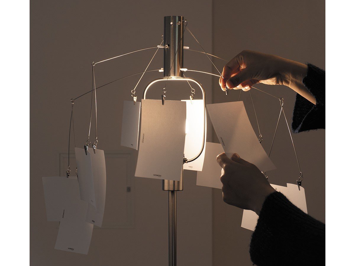 【ハモサ/HERMOSA / GOODS】のMEMORIA FLOOR LAMP / メモリア フロアランプ インテリア・キッズ・メンズ・レディースファッション・服の通販 founy(ファニー) 　送料無料　Free Shipping　おすすめ　Recommended / Our Picks　ワイヤー　Wire, Wired Bra　ホーム・キャンプ・アウトドア・お取り寄せ　Home Living / Home & Lifestyle / Camping Gear / Outdoor Camping　家具・インテリア　Home Furniture & Interior. Stylish & Functional Living Spaces　ライト・照明　Lamps & Lighting Fixtures　フロアランプ・スタンドライト　Floor Lamp / Standing Lamp　お好みのポストカードや写真を吊り下げることも可能です。|ID: prp329100004645615 ipo3291000000033529079