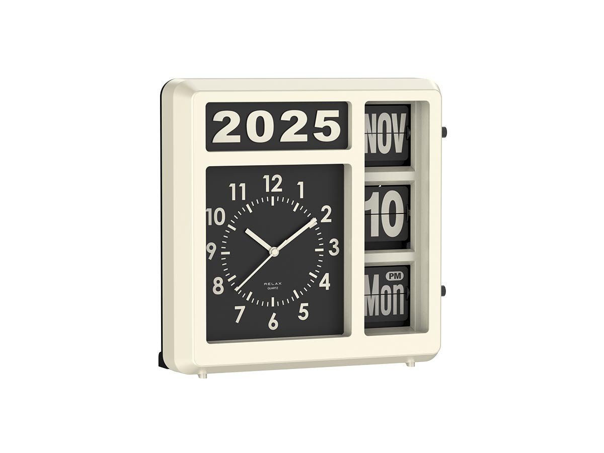 【フライミーアクセソワ/FLYMEe accessoire / GOODS】のFLIP CALENDAR CLOCK / フリップカレンダークロック 人気、トレンドファッション・服の通販 founy(ファニー) 　送料無料　Free Shipping　おすすめ　Recommended / Our Picks　モダン　Modern, Contemporary　時計　Watch, Wristwatch　ホーム・キャンプ・アウトドア・お取り寄せ　Home Living / Home & Lifestyle / Camping Gear / Outdoor Camping　家具・インテリア　Home Furniture & Interior. Stylish & Functional Living Spaces　その他 インテリア雑貨、家具　Home Decor & Furniture Extras　 other-1|ID: prp329100004646788 ipo3291000000033542189