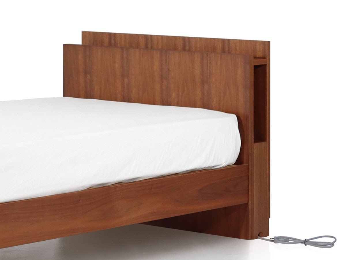【フライミー ヴェール/FLYMEe vert / GOODS】のTOBI BED FRAME / トビ ベッドフレーム インテリア・キッズ・メンズ・レディースファッション・服の通販 founy(ファニー) 　スマート　Smart, Elegant　ダブル　Double, Double-Breasted　フレーム　Frame, Outline　メガネ　Glasses, Eyewear　時計　Watch, Wristwatch　雑誌　Magazine, Fashion Magazine　ホーム・キャンプ・アウトドア・お取り寄せ　Home Living / Home & Lifestyle / Camping Gear / Outdoor Camping　家具・インテリア　Home Furniture & Interior. Stylish & Functional Living Spaces　ベッド　Modern Beds for Every Room　シングルベッド・1人用ベッド　Single Bed　ホーム・キャンプ・アウトドア・お取り寄せ　Home Living / Home & Lifestyle / Camping Gear / Outdoor Camping　家具・インテリア　Home Furniture & Interior. Stylish & Functional Living Spaces　ベッド　Modern Beds for Every Room　セミダブルベッド　Small Double Bed / Three-Quarter Bed　ホーム・キャンプ・アウトドア・お取り寄せ　Home Living / Home & Lifestyle / Camping Gear / Outdoor Camping　家具・インテリア　Home Furniture & Interior. Stylish & Functional Living Spaces　ベッド　Modern Beds for Every Room　ダブルベッド・2人用ベッド　Double Bed / Full Size Bed　ホーム・キャンプ・アウトドア・お取り寄せ　Home Living / Home & Lifestyle / Camping Gear / Outdoor Camping　家具・インテリア　Home Furniture & Interior. Stylish & Functional Living Spaces　ベッド　Modern Beds for Every Room　ヘッドボード両側に収納棚2段が設けられています。下段は、マグネット仕様の扉付です。|ID: prp329100004652114 ipo3291000000033617329
