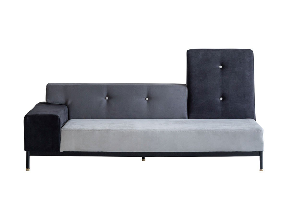 【クラッシュゲート/CRASH GATE / GOODS】のTET SOFA / テット ソファ(モノトーン) インテリア・キッズ・メンズ・レディースファッション・服の通販 founy(ファニー) 　アシンメトリー　Asymmetrical Style　クッション　Cushion, Throw Pillow　フォルム　Silhouette, Form　モダン　Modern, Contemporary　モノトーン　Monotone, Black and White　エレガント 上品　Elegant　ホーム・キャンプ・アウトドア・お取り寄せ　Home Living / Home & Lifestyle / Camping Gear / Outdoor Camping　家具・インテリア　Home Furniture & Interior. Stylish & Functional Living Spaces　ソファー　Couches & Sofas　アーム位置:右アーム、サイズ:2.5人掛け|ID: prp329100004652121 ipo3291000000033617517