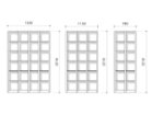 【フライミー ヴェール/FLYMEe vert / GOODS】のYSF SYSTEM SHELF / YSF システムシェルフ 寸法図「6段」|ID: prp329100004652124 ipo3291000000033617552