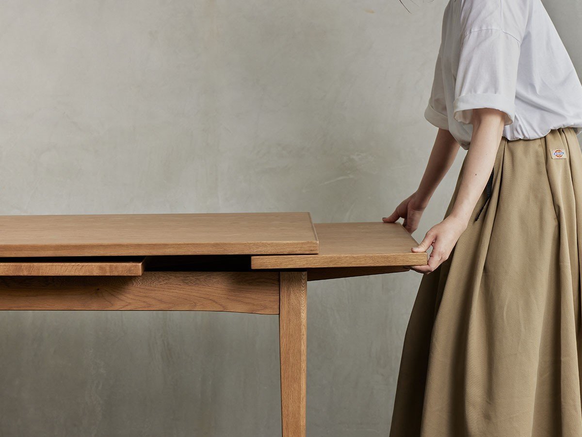 【ノル/NOR / CRASH GATE / GOODS】のPAUSE TABLE / パウス 伸長式テーブル 幅90cm(OAK-LBR) インテリア・キッズ・メンズ・レディースファッション・服の通販 founy(ファニー) 　シンプル　Simple, Minimal　テーブル　Table, Dining Table　ホーム・キャンプ・アウトドア・お取り寄せ　Home Living / Home & Lifestyle / Camping Gear / Outdoor Camping　家具・インテリア　Home Furniture & Interior. Stylish & Functional Living Spaces　テーブル　Dining, Coffee & Side Tables　ダイニングテーブル・食卓テーブル　Dining Tables　参考イメージ|ID: prp329100004652125 ipo3291000000033617569