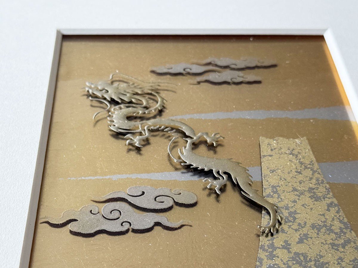 【箔一/HAKUICHI / GOODS】の福福箔 富士越龍 / 福福箔 富士越龍 インテリア・キッズ・メンズ・レディースファッション・服の通販 founy(ファニー) 　アクリル　Acrylic Material　人気　Popular, Best Seller　モチーフ　Motif, Design Theme　送料無料　Free Shipping　三層にモチーフを描き分けることで、平面的でありながら奥行きのある世界観が表現されています。|ID: prp329100004655267 ipo3291000000033668359