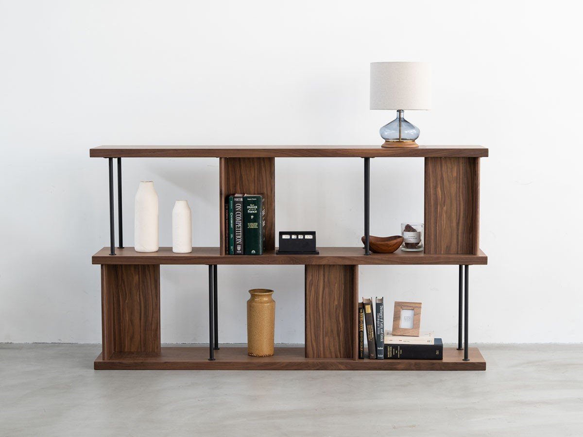 【ノーウェアライクホーム/NOWHERE LIKE HOME / GOODS】のDERICK Shelf / デリック シェルフ 幅160cm インテリア・キッズ・メンズ・レディースファッション・服の通販 founy(ファニー) 　送料無料　Free Shipping　シンプル　Simple, Minimal　ランダム　Random, Irregular　ホーム・キャンプ・アウトドア・お取り寄せ　Home Living / Home & Lifestyle / Camping Gear / Outdoor Camping　家具・インテリア　Home Furniture & Interior. Stylish & Functional Living Spaces　収納家具・キャビネット　Storage Furniture　シェルフ・オープンラック・収納棚　Open Shelf Rack　ウッド:ウォールナット|ID: prp329100004655269 ipo3291000000033668380