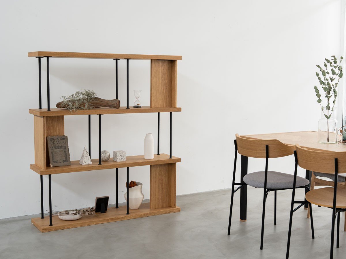 【ノーウェアライクホーム/NOWHERE LIKE HOME / GOODS】のDERICK Shelf / デリック シェルフ 幅120cm インテリア・キッズ・メンズ・レディースファッション・服の通販 founy(ファニー) 　送料無料　Free Shipping　シンプル　Simple, Minimal　ランダム　Random, Irregular　ホーム・キャンプ・アウトドア・お取り寄せ　Home Living / Home & Lifestyle / Camping Gear / Outdoor Camping　家具・インテリア　Home Furniture & Interior. Stylish & Functional Living Spaces　収納家具・キャビネット　Storage Furniture　シェルフ・オープンラック・収納棚　Open Shelf Rack　両面仕様のため、表裏どちらを壁側にしても設置可能です。|ID: prp329100004655270 ipo3291000000033668400