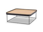 【ノーウェアライクホーム/NOWHERE LIKE HOME / GOODS】のFROM Center Table / フローム センターテーブル 90 天板はリバーシブル仕様です。こちらはカラー「オーク × PVC ブラウン(オーク面を上にした場合)」|ID:prp329100004655278