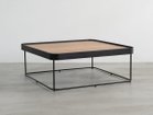 【ノーウェアライクホーム/NOWHERE LIKE HOME / GOODS】のFROM Center Table / フローム センターテーブル 90 ウォールナット × PVC ブラック(ウォールナット面を上にした場合)|ID:prp329100004655278