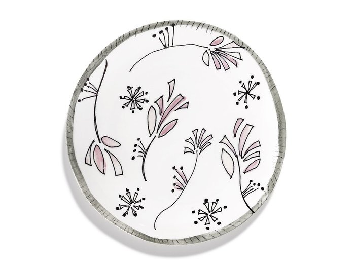 【セラックス/SERAX / GOODS】のMIDNIGHT FLOWERS by MARNI Starter Plate Fiore Rosa / ミッドナイトフラワーズ バイ マルニ スタータープレート フィオレローズ 24cm インテリア・キッズ・メンズ・レディースファッション・服の通販 founy(ファニー) https://founy.com/ イタリア Italy オレンジ Orange カラフル Colorful Design 皿 Plate, Dish テーブル Table, Dining Table 手描き Hand-Drawn, Illustrated フォルム Silhouette, Form プレート Plate, Dish ラベンダー Lavender 送料無料 Free Shipping |ID: prp329100004660608 ipo3291000000033727441