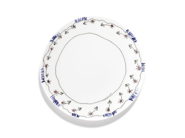 【セラックス/SERAX / GOODS】のMIDNIGHT FLOWERS by MARNI Breakfast Plate Anemone Milk / ミッドナイトフラワーズ バイ マルニ ブレックファーストプレート アネモネミルク 20cm インテリア・キッズ・メンズ・レディースファッション・服の通販 founy(ファニー) https://founy.com/ イタリア Italy オレンジ Orange テーブル Table, Dining Table フォルム Silhouette, Form プレート Plate, Dish ラベンダー Lavender 手描き Hand-Drawn, Illustrated 皿 Plate, Dish |ID: prp329100004660625 ipo3291000000033727482