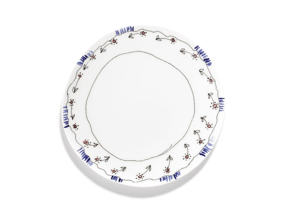 【セラックス/SERAX / GOODS】のMIDNIGHT FLOWERS by MARNI Breakfast Plate Anemone Milk / ミッドナイトフラワーズ バイ マルニ ブレックファーストプレート アネモネミルク 20cm インテリア・キッズ・メンズ・レディースファッション・服の通販 founy(ファニー) イタリア Italy オレンジ Orange テーブル Table, Dining Table フォルム Silhouette, Form プレート Plate, Dish ラベンダー Lavender 手描き Hand-Drawn, Illustrated 皿 Plate, Dish -|ID: prp329100004660625 ipo3291000000033727483