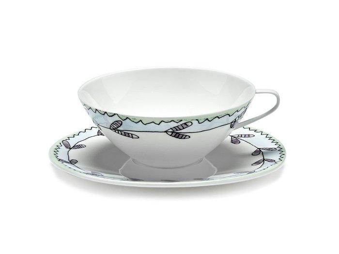 【セラックス/SERAX / GOODS】のMIDNIGHT FLOWERS by MARNI Tea Cup with Saucer Blossom Milk / ミッドナイトフラワーズ バイ マルニ ティーカップ / ソーサー ブロッサムミルク インテリア・キッズ・メンズ・レディースファッション・服の通販 founy(ファニー) https://founy.com/ イタリア Italy オレンジ Orange テーブル Table, Dining Table 手描き Hand-Drawn, Illustrated フォルム Silhouette, Form プリント Print, Printed Pattern ラベンダー Lavender 送料無料 Free Shipping |ID: prp329100004660628 ipo3291000000033727492