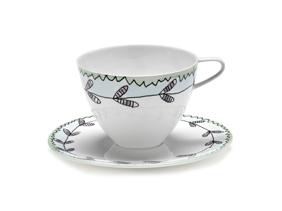 【セラックス/SERAX / GOODS】のMIDNIGHT FLOWERS by MARNI Cappuchino Cup with Saucer Blossom Milk / ミッドナイトフラワーズ バイ マルニ カプチーノカップ / ソーサー 200ml ブロッサムミルク 人気、トレンドファッション・服の通販 founy(ファニー) イタリア Italy オレンジ Orange テーブル Table, Dining Table 手描き Hand-Drawn, Illustrated フォルム Silhouette, Form プリント Print, Printed Pattern ラベンダー Lavender 送料無料 Free Shipping other-1|ID: prp329100004660629 ipo3291000000033727496