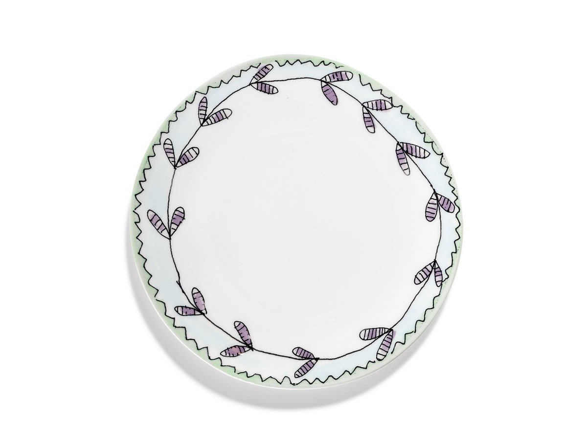 【セラックス/SERAX / GOODS】のMIDNIGHT FLOWERS by MARNI Breakfast Plate Blossom Milk / ミッドナイトフラワーズ バイ マルニ ブレックファーストプレート ブロッサムミルク 20cm インテリア・キッズ・メンズ・レディースファッション・服の通販 founy(ファニー) イタリア Italy オレンジ Orange テーブル Table, Dining Table フォルム Silhouette, Form プリント Print, Printed Pattern プレート Plate, Dish ラベンダー Lavender 手描き Hand-Drawn, Illustrated 皿 Plate, Dish -|ID: prp329100004660635 ipo3291000000033727509