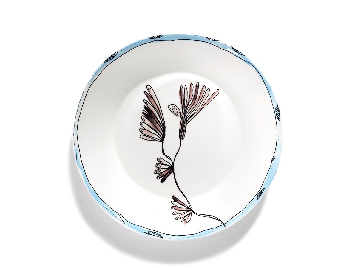 【セラックス/SERAX / GOODS】のMIDNIGHT FLOWERS by MARNI Deep Plate M Camelia Aubergine / ミッドナイトフラワーズ バイ マルニ ディーププレート M カメリアオーバージーン 22cm 人気、トレンドファッション・服の通販 founy(ファニー) 送料無料 Free Shipping イタリア Italy オレンジ Orange テーブル Table, Dining Table フォルム Silhouette, Form ラベンダー Lavender 手描き Hand-Drawn, Illustrated other-1|ID: prp329100004660646 ipo3291000000033727533