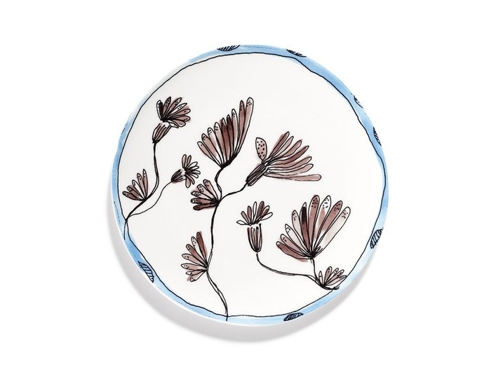 【セラックス/SERAX / GOODS】のMIDNIGHT FLOWERS by MARNI Breakfast Plate Camelia Aubergine / ミッドナイトフラワーズ バイ マルニ ブレックファーストプレート カメリアオーバージーン 20cm インテリア・キッズ・メンズ・レディースファッション・服の通販 founy(ファニー) https://founy.com/ イタリア Italy オレンジ Orange テーブル Table, Dining Table フォルム Silhouette, Form プレート Plate, Dish ラベンダー Lavender 手描き Hand-Drawn, Illustrated 皿 Plate, Dish |ID: prp329100004660650 ipo3291000000033727541