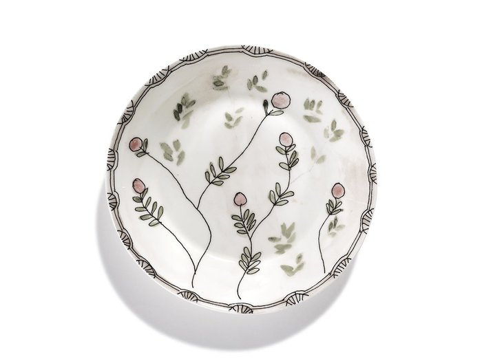 【セラックス/SERAX / GOODS】のMIDNIGHT FLOWERS by MARNI Deep Plate S Mirtillo Nude / ミッドナイトフラワーズ バイ マルニ ディーププレート S ミルティッロヌード 18cm インテリア・キッズ・メンズ・レディースファッション・服の通販 founy(ファニー) https://founy.com/ 送料無料 Free Shipping イタリア Italy イラスト Illustration オレンジ Orange テーブル Table, Dining Table フォルム Silhouette, Form ラベンダー Lavender 手描き Hand-Drawn, Illustrated |ID: prp329100004660652 ipo3291000000033727546