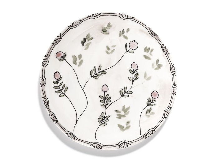 【セラックス/SERAX / GOODS】のMIDNIGHT FLOWERS by MARNI Starter Plate Mirtillo Nude / ミッドナイトフラワーズ バイ マルニ スタータープレート ミルティッロヌード 24cm インテリア・キッズ・メンズ・レディースファッション・服の通販 founy(ファニー) https://founy.com/ 送料無料 Free Shipping イタリア Italy イラスト Illustration オレンジ Orange テーブル Table, Dining Table フォルム Silhouette, Form プレート Plate, Dish ラベンダー Lavender 手描き Hand-Drawn, Illustrated 皿 Plate, Dish |ID: prp329100004660655 ipo3291000000033727554